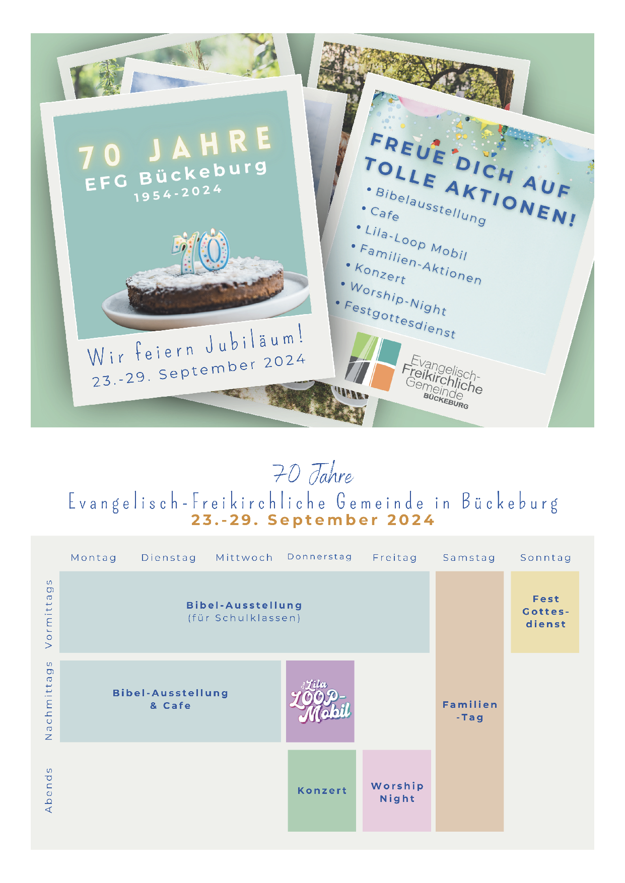 EFG Jubiläum Save the Date